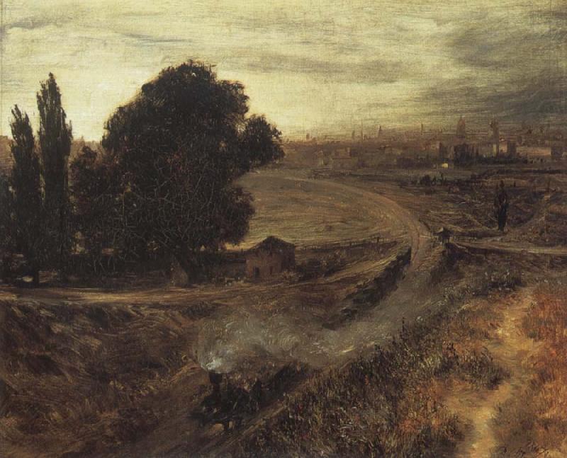 The Berlin-Potsdam Railway, Adolph von Menzel